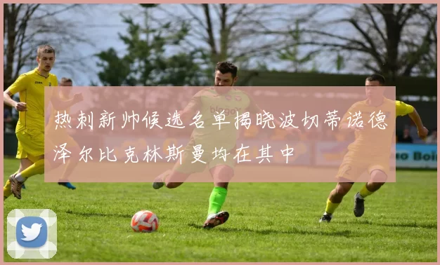 热刺新帅候选名单揭晓波切蒂诺德泽尔比克林斯曼均在其中